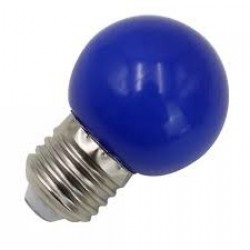 Lemputė LED E27 1W MB mėlyna POLAMP