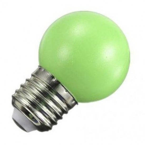 Lemputė LED E27 1W MB žalia šviesi POLAMP