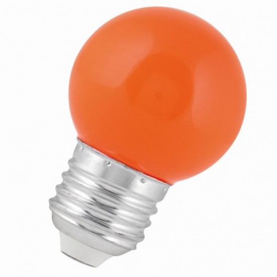 Lemputė LED E27 1W MB oranžinė POLAMP