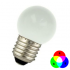 Lemputė LED E27 1W MB spalvota RGB POLAMP