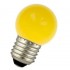Lemputė LED E27 1W MB geltona POLAMP